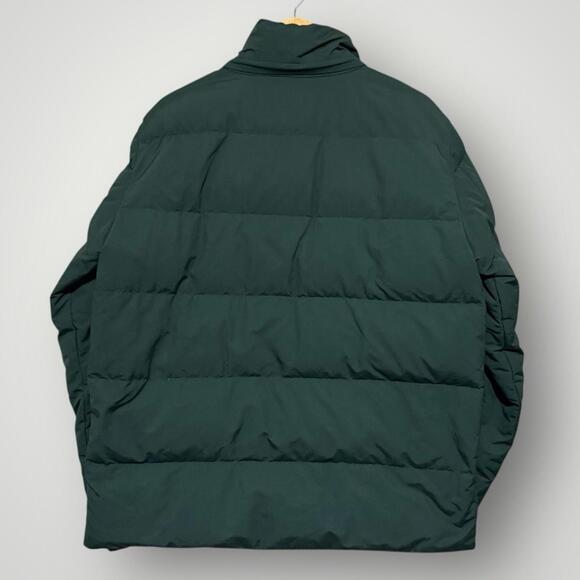 Vintage Patagonia Down Puffer Jacket Green Snap Button M Insulated Outdoor Mens - Picture 2 of 9